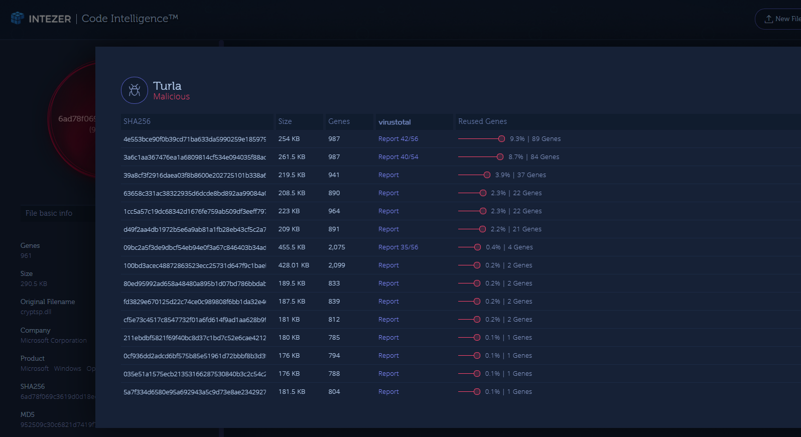 Intezer Code Intelligence technology