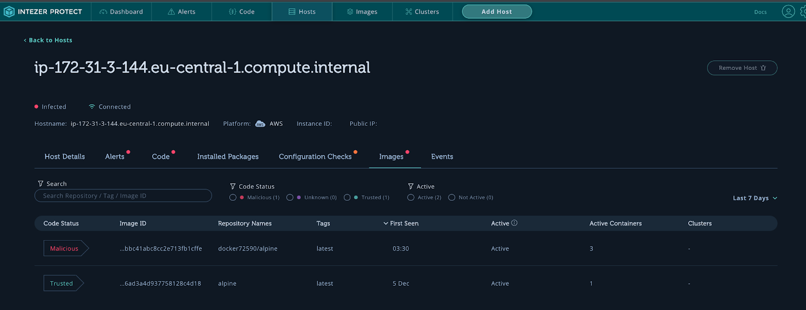 Untitlcontainers on the honeypoted