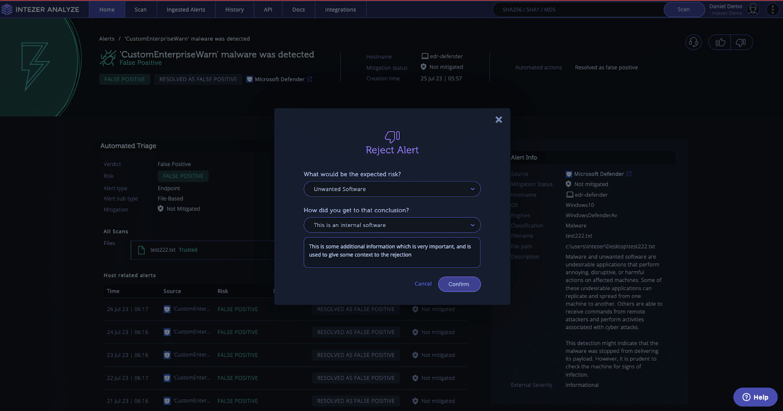 AI powered autonomous SOC platform for security operations