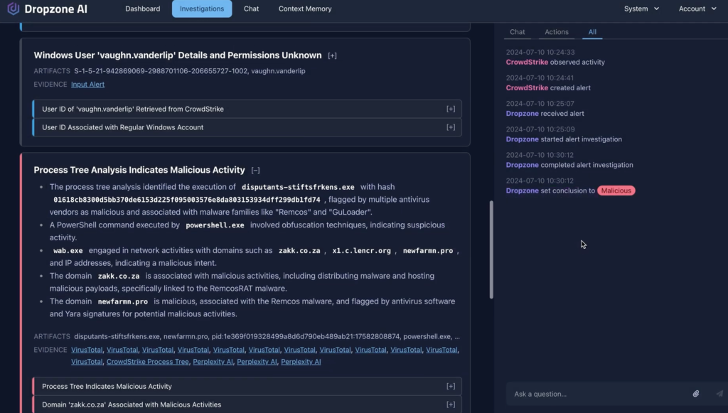Dropzone.ai product image
